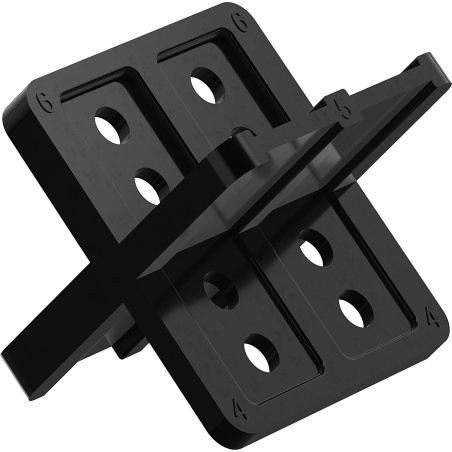 Mexen Uni krzyżak dystansowy do deski tarasowej 4, 5, 6, 7 mm - C9907-03
