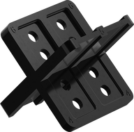 Mexen Uni krzyżak dystansowy do deski tarasowej 4, 5, 6, 7 mm - C9907-03