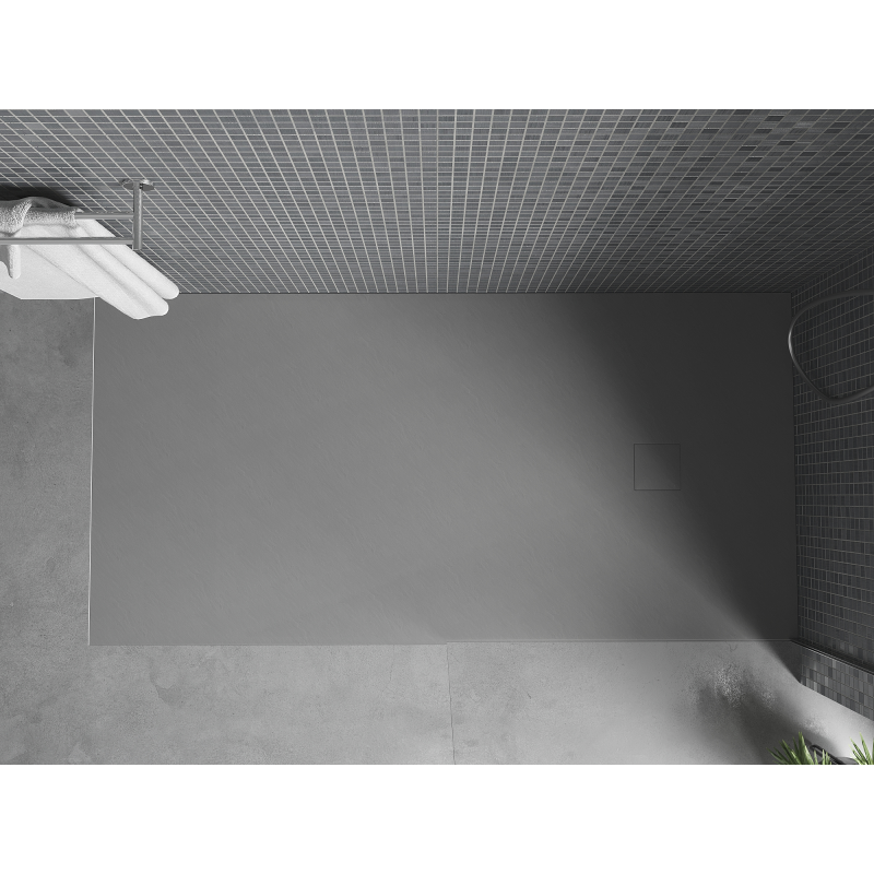 Mexen Bert brodzik prostokątny SMC 180 x 90 cm, szary - 4K619018