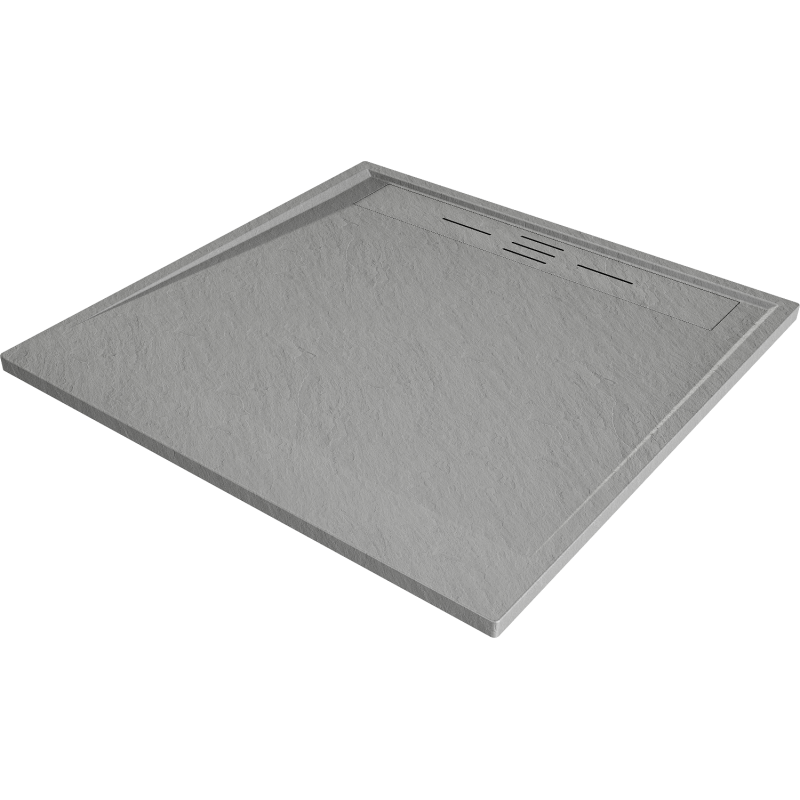 Mexen Amon brodzik kwadratowy SMC 100 x 100 cm, szary - 4F611010