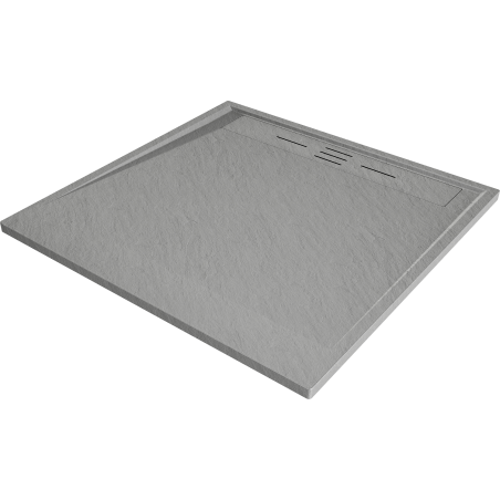 Mexen Amon brodzik kwadratowy SMC 100 x 100 cm, szary - 4F611010