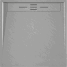 Mexen Amon brodzik kwadratowy SMC 100 x 100 cm, szary - 4F611010