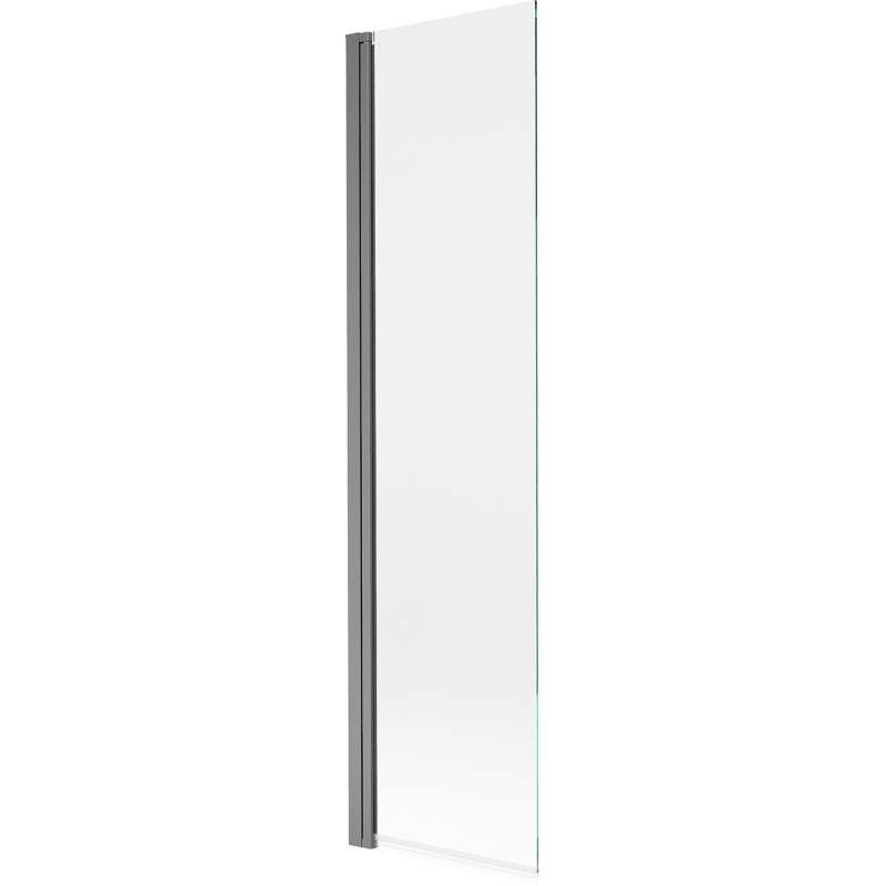 Mexen Mist parawan nawannowy 1-skrzydłowy 50 x 150 cm, transparent, gun metal - 8A9-050-001-95-00