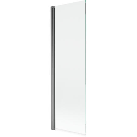 Mexen Mist parawan nawannowy 1-skrzydłowy 60 x 150 cm, transparent, gun metal - 8A9-060-001-95-00