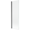 Mexen Mist parawan nawannowy 1-skrzydłowy 60 x 150 cm, transparent, gun metal - 8A9-060-001-95-00