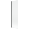 Mexen Mist parawan nawannowy 1-skrzydłowy 70 x 150 cm, transparent, gun metal - 8A9-070-001-95-00