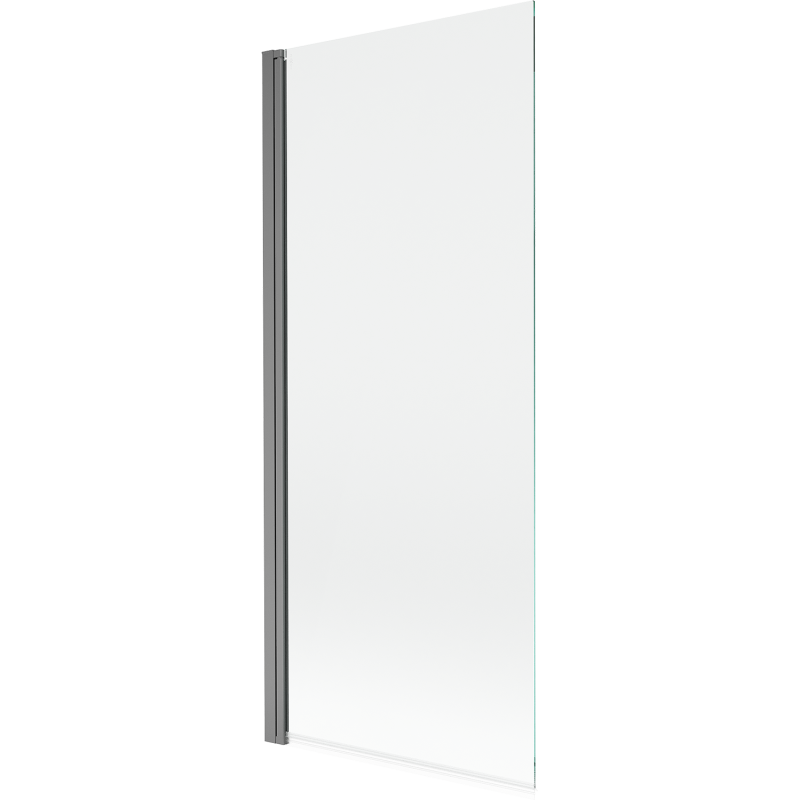Mexen Mist parawan nawannowy 1-skrzydłowy 80 x 150 cm, transparent, gun metal - 8A9-080-001-95-00