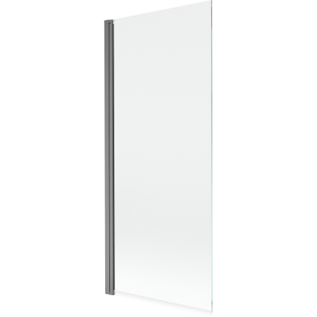 Mexen Mist parawan nawannowy 1-skrzydłowy 80 x 150 cm, transparent, gun metal - 8A9-080-001-95-00