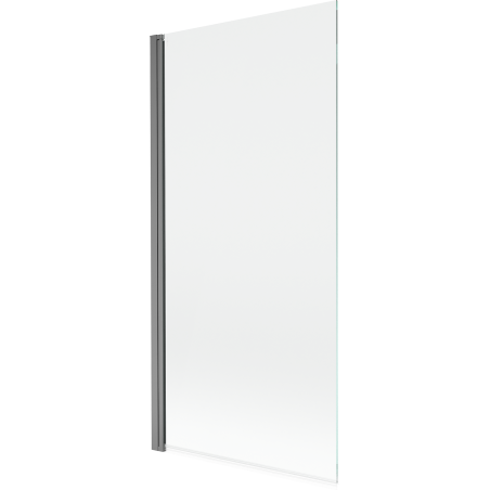 Mexen Mist parawan nawannowy 1-skrzydłowy 90 x 150 cm, transparent, gun metal - 8A9-090-001-95-00