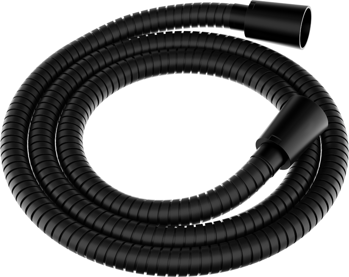 Mexen wąż prysznicowy 125 cm, czarny - 79435-70