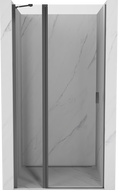 Mexen Mist drzwi prysznicowe uchylne 100 cm, transparent, gun metal - 8A4-100-000-95-00