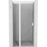 Mexen Mist L drzwi prysznicowe uchylne 90 cm, transparent, białe - 8A4L-090-000-20-00