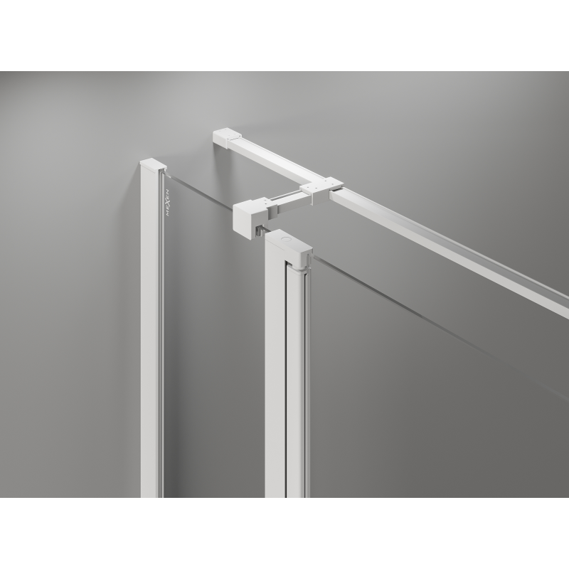 Mexen Mist T kabina prysznicowa uchylna 70 x 120 cm, transparent, biała - 8A4T-070-120-20-00