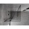 Mexen Mist T kabina prysznicowa uchylna 85 x 85 cm, transparent, gun metal - 8A4T-085-085-95-00