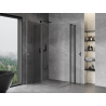 Mexen Mist Duo kabina prysznicowa uchylna 105 x 100 cm, transparent, gun gray szczotkowany - 8A4-105-100-66-00