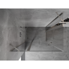 Mexen Mist Duo kabina prysznicowa uchylna 80 x 70 cm, transparent, nikiel szczotkowany - 8A4-080-070-97-00