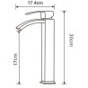 Mexen Libra bateria umywalkowa wysoka, złota - 745110-50
