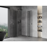 Mexen Mist L Duo kabina prysznicowa uchylna 90 x 90 cm, transparent, gun metal - 8A4L-090-090-95-00