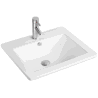 Mexen Lora umywalka wpuszczana w blat 53 x 46 cm, biała - 25365300