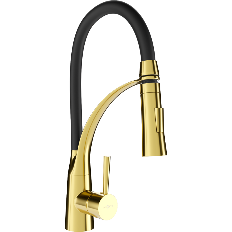 Mexen Aster bateria kuchenna, złota/czarna - 73450-57