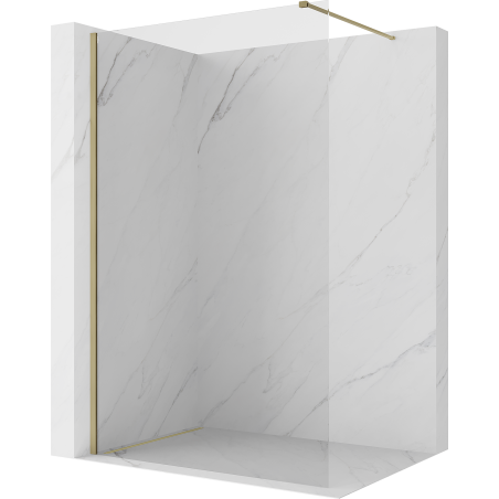 Mexen Kioto ścianka prysznicowa Walk-in 65 x 200 cm, transparent 8 mm, champagne - 800-065-101-35-00
