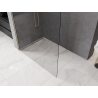 Mexen Kioto ścianka prysznicowa Walk-in 90 x 200 cm, transparent 8 mm, champagne - 800-090-101-35-00