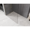 Mexen Kioto ścianka prysznicowa Walk-in 150 x 200 cm, transparent 8 mm, champagne - 800-150-101-35-00