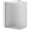 Mexen Kioto ścianka prysznicowa Walk-in 65 x 200 cm, transparent 8 mm, ciemny zielony - 800-065-101-42-00