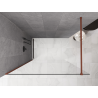 Mexen Kioto ścianka prysznicowa Walk-in 70 x 200 cm, transparent 8 mm, terra - 800-070-101-43-00
