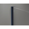 Mexen Kioto ścianka prysznicowa Walk-in 95 x 200 cm, transparent 8 mm, ciemny granat - 800-095-101-44-00