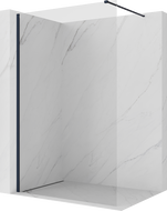 Mexen Kioto ścianka prysznicowa Walk-in 100 x 200 cm, transparent 8 mm, ciemny granat - 800-100-101-44-00