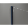 Mexen Kioto ścianka prysznicowa Walk-in 105 x 200 cm, transparent 8 mm, ciemny granat - 800-105-101-44-00