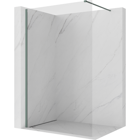 Mexen Kioto ścianka prysznicowa Walk-in 120 x 200 cm, transparent 8 mm, szałwiowy - 800-120-101-45-00