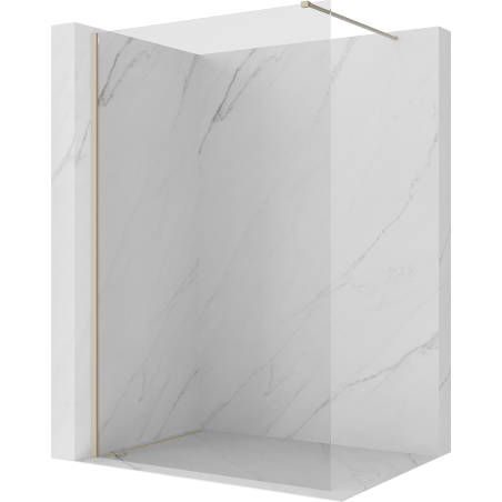 Mexen Kioto ścianka prysznicowa Walk-in 50 x 200 cm, transparent 8 mm, sand - 800-050-101-46-00