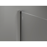 Mexen Kioto ścianka prysznicowa Walk-in 120 x 200 cm, transparent 8 mm, taupe - 800-120-101-64-00
