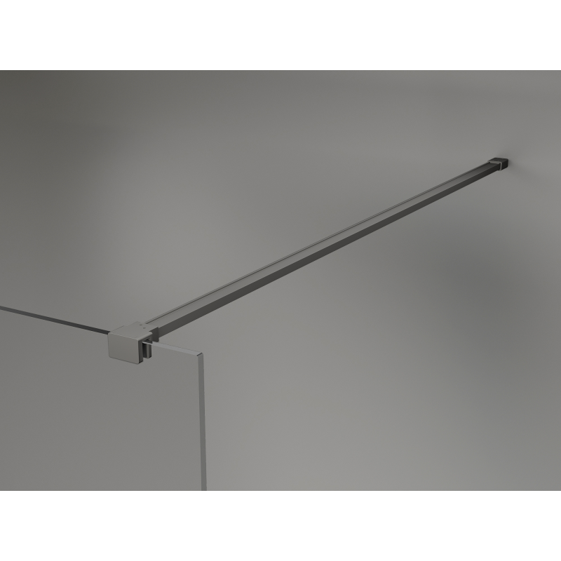 Mexen Kioto ścianka prysznicowa Walk-in 120 x 200 cm, transparent 8 mm, taupe - 800-120-101-64-00