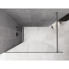 Mexen Kioto ścianka prysznicowa Walk-in 150 x 200 cm, transparent 8 mm, taupe - 800-150-101-64-00