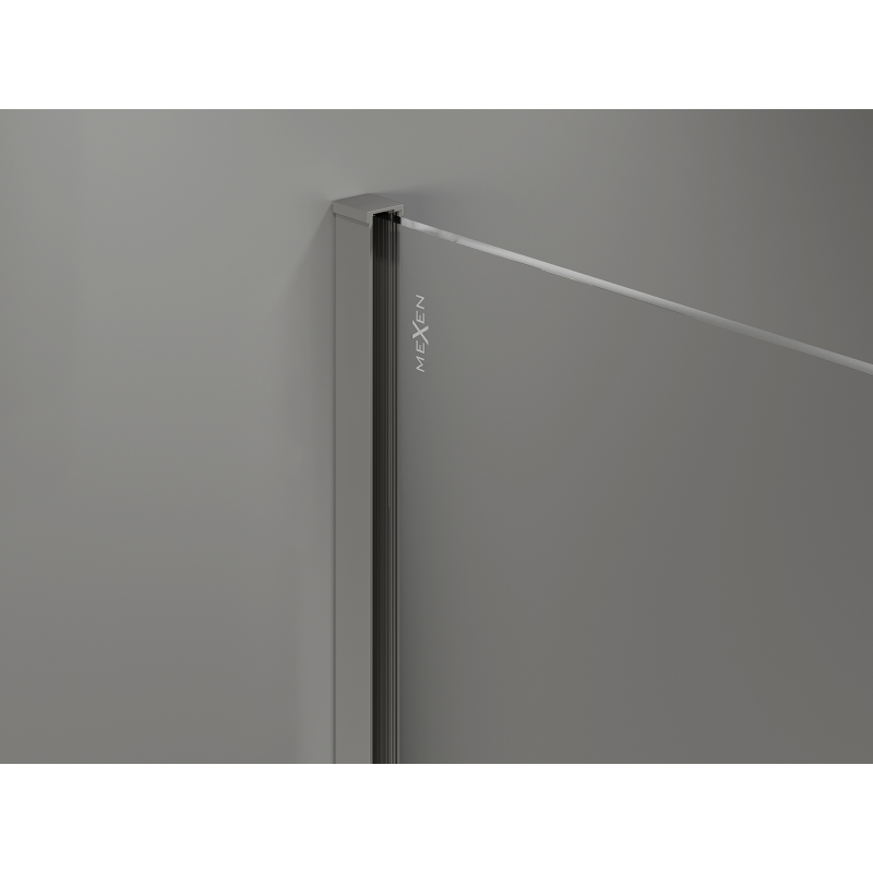 Mexen Kioto ścianka prysznicowa Walk-in 170 x 200 cm, transparent 8 mm, taupe - 800-170-101-64-00