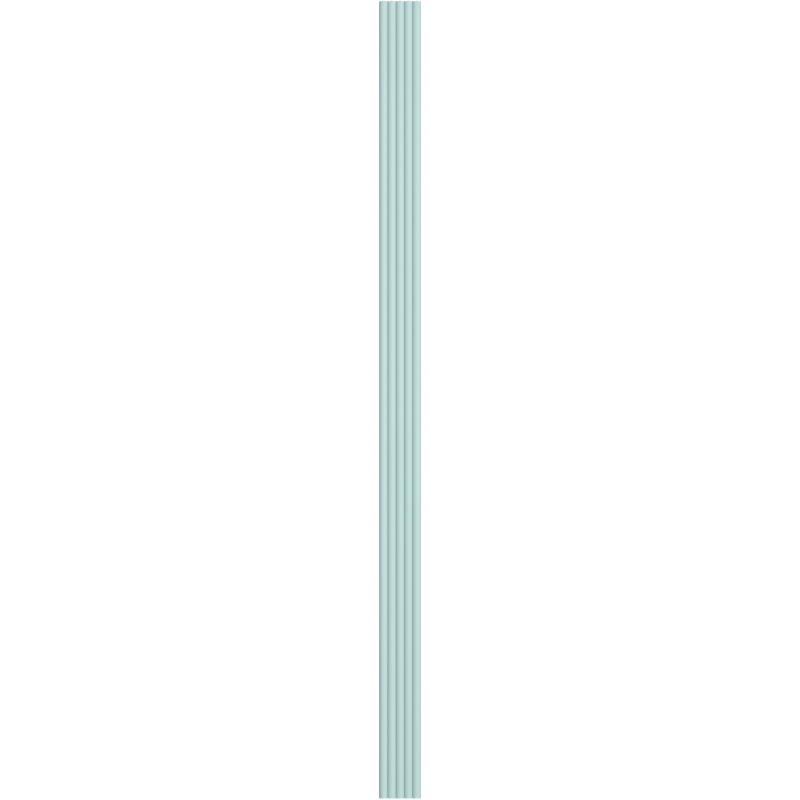 Mexen Strio 02 lamele ścienne ryflowane 280 x 14,5 cm (2szt), powder blue - S120-280-02-318