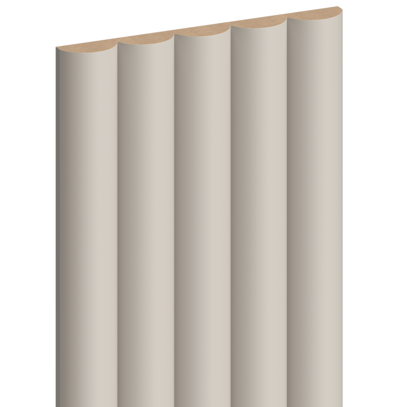 Mexen Strio 02 lamele ścienne ryflowane 280 x 14,5 cm (2szt), taupe - S120-280-02-313