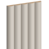 Mexen Strio 02 lamele ścienne ryflowane 280 x 14,5 cm (2szt), taupe - S120-280-02-313