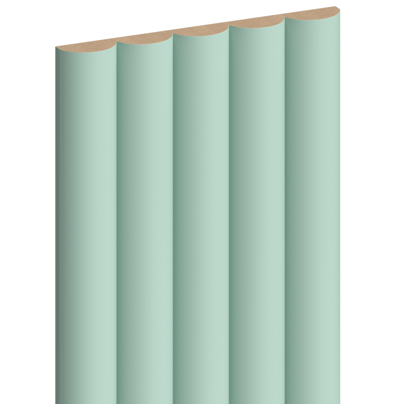 Mexen Strio 02 lamele ścienne ryflowane 280 x 14,5 cm (2szt), mint - S120-280-02-320