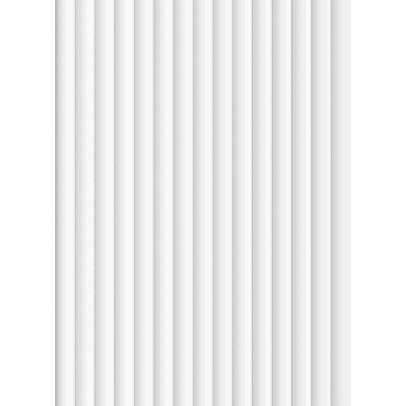 Mexen Strio 02 lamele ścienne ryflowane 280 x 14,5 cm (2szt), pure white - S120-280-02-322