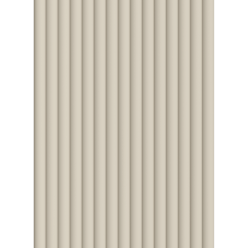 Mexen Strio 02 lamele ścienne ryflowane 280 x 14,5 cm (2szt), vanilla - S120-280-02-327