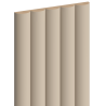 Mexen Strio 02 lamele ścienne ryflowane 280 x 14,5 cm (2szt), latte - S120-280-02-329