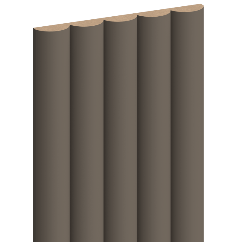 Mexen Strio 02 lamele ścienne ryflowane 280 x 14,5 cm (2szt), clay - S120-280-02-330