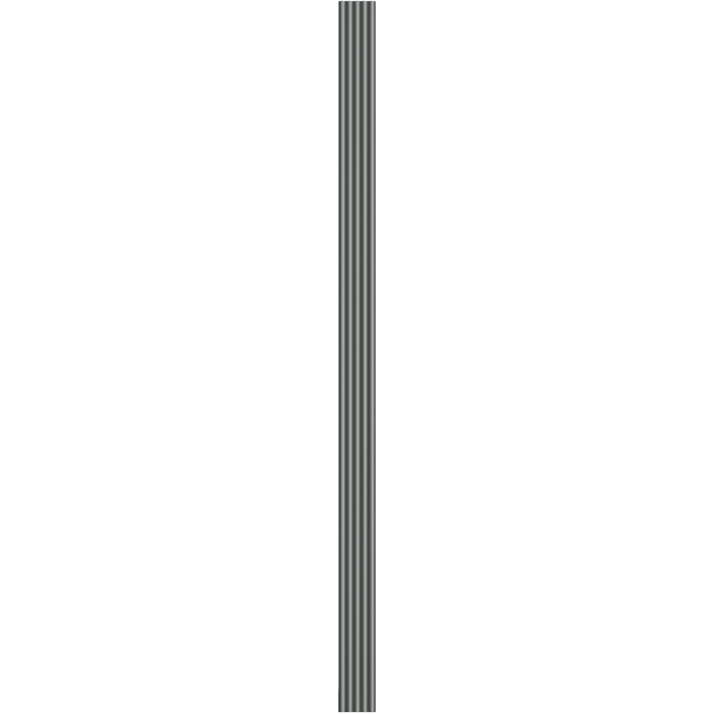 Mexen Strio 02 lamele ścienne ryflowane 280 x 14,5 cm (2szt), metal silver - S120-280-02-356