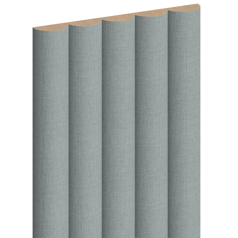 Mexen Strio 02 lamele ścienne ryflowane 280 x 14,5 cm (2szt), len szałwiowy błękit - S120-280-02-360