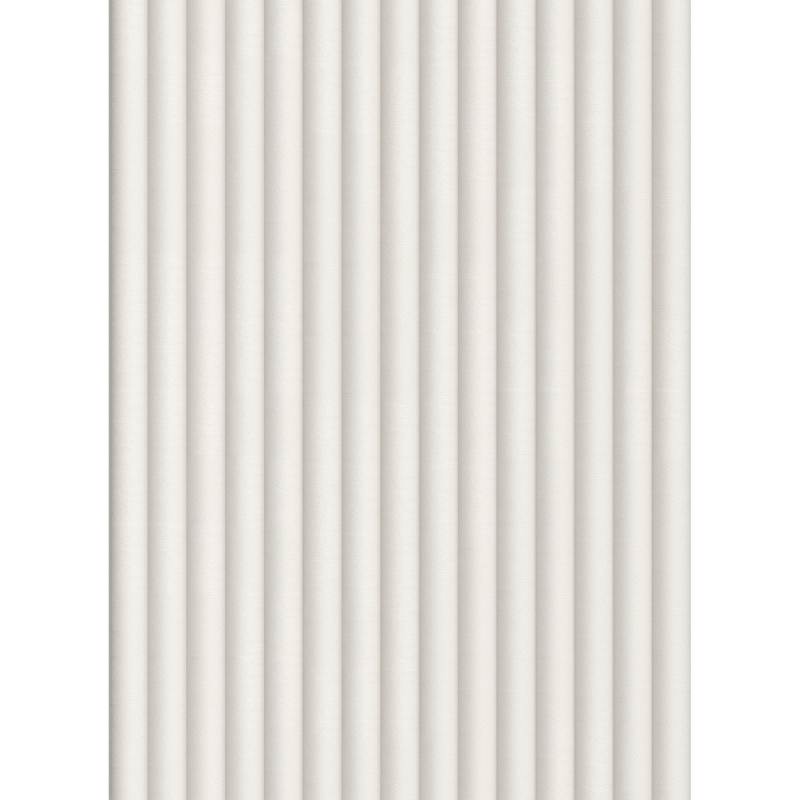 Mexen Strio 02 lamele ścienne ryflowane 280 x 14,5 cm (2szt), white leather - S120-280-02-366