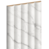 Mexen Strio 02 lamele ścienne ryflowane 280 x 14,5 cm (2szt), carrara white - S120-280-02-390